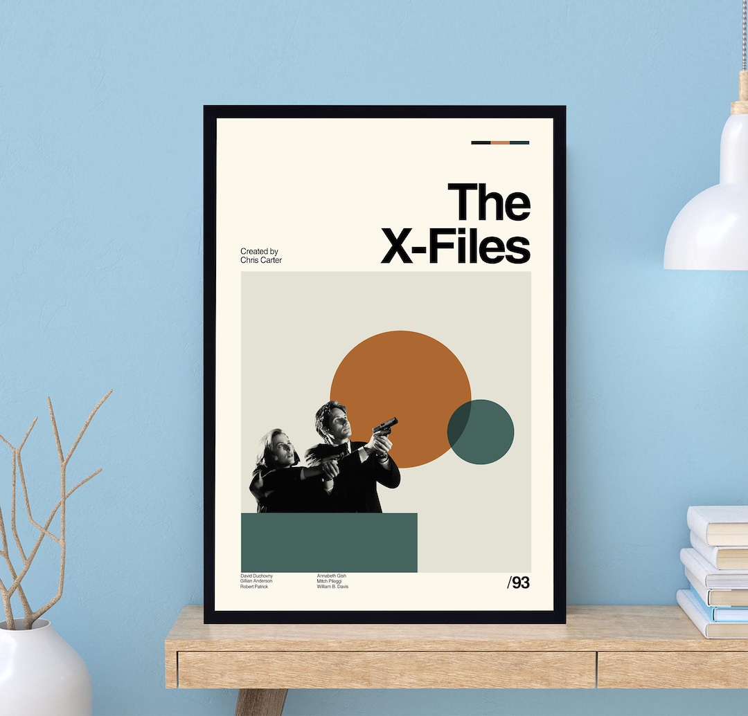 The X-files Tv Series Poster, the X Files Poster, Retro Poster ...