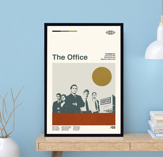 The Office Tv Series Poster The Office Print Retro Movie Poster Minimalist Art Vintage Poster Gifts For Him Movie Poster Home Decor