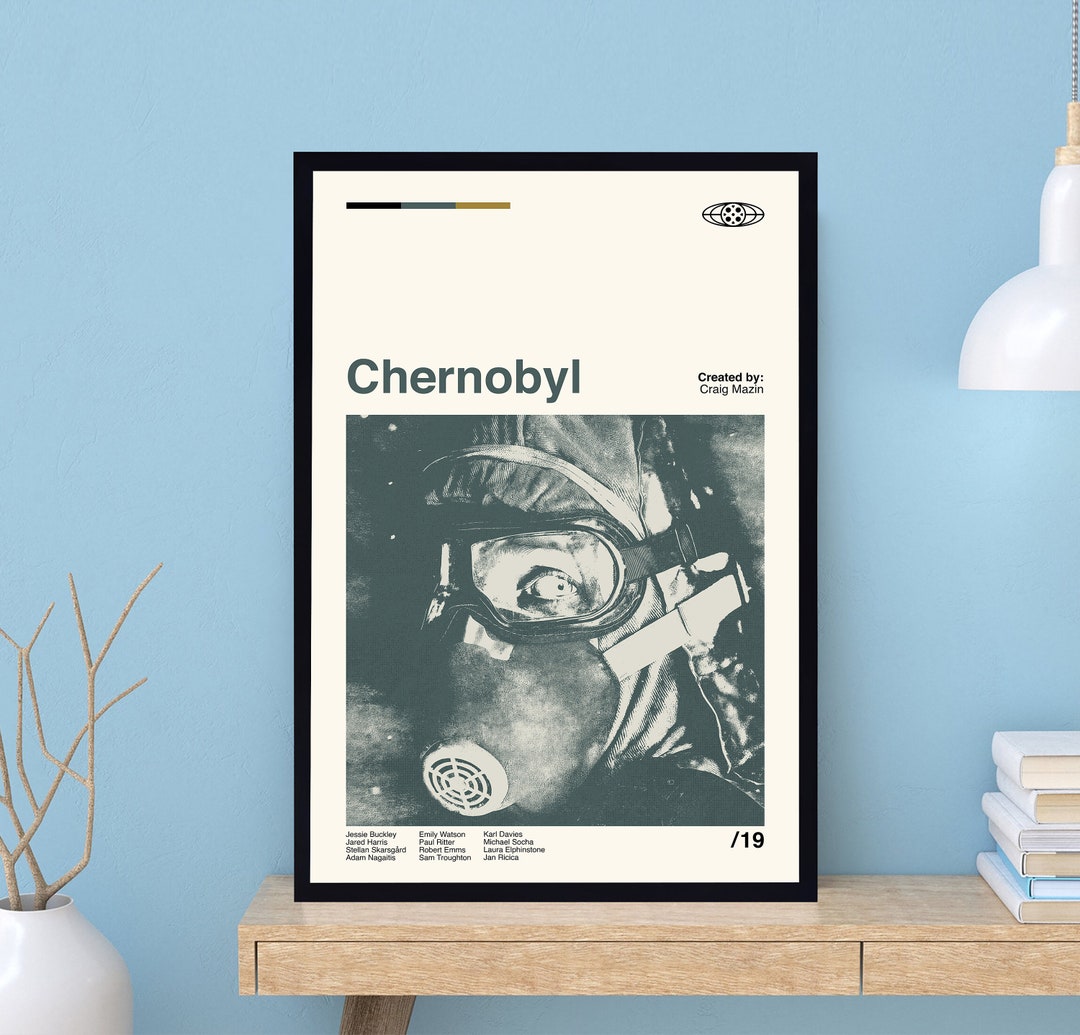 Chernobyl Abstract Chernobyl Movie Poster, Craig Mazin, Retro Movie Poster, Abstract ...