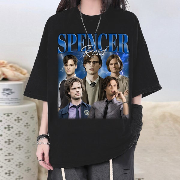 Spencer Reid T-Shirt, Spencer Reid Shirt, Spencer Reid Tees, Spencer Reid Homage, Spooky Sweatshirt, Short Sleeve T-Shirt, Unisex T-Shirt