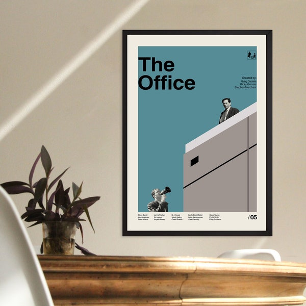 The Office Poster, The Office Poster Print, The Office, Vintage Poster, Movie Poster, Modern Art, Retro Modern, Minimalist Movie Poster