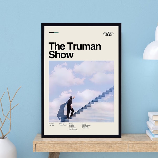 The Truman Show Wall Art Etsy