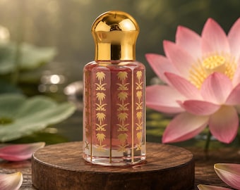 Pink Lotus Absolute Oil Nelumbo Nucifera, 100% Pure and Natural Therapeutic Grade Oil