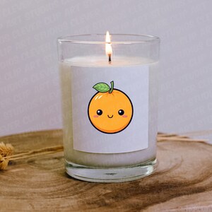 Söt Kawaii Frukt Clipart Bundle Akvarell Söt Frukt PNG Söt Sommarfrukt Set Transparent Tropiska Frukter Kawaii Jordgubb Citron Lime bild 4