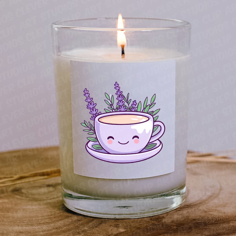 Kawaii Cute Tea Clipart Collection Pastel Kawaii Tea PNG Bundle Premade