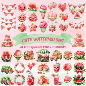 Ftewatermelon Sandia Kawaii Sandiakawaii Watermelon - Dibujos Kawaii De  Comida - Free Transparent PNG Clipart Images Download