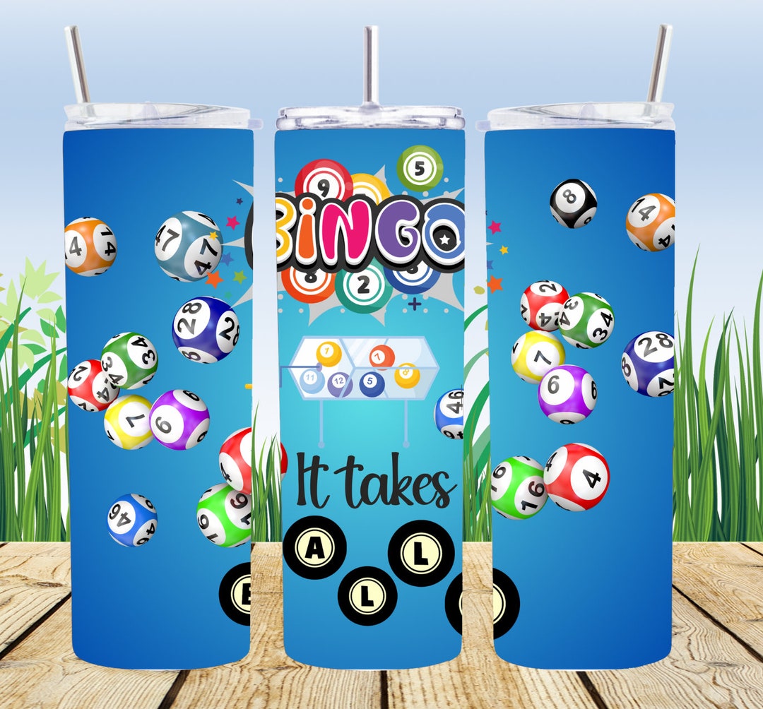 Bingo Tumbler Wrap Etsy