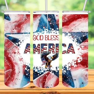 God Bless America Tumbler Wrap