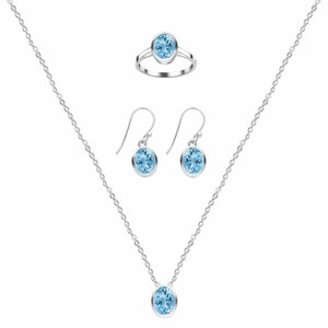 Beautiful Jewellery Set, Ring Earring Necklace Set, 925 Sterling Silver Jewellery, Jewellery Set For Women,Minimalist Jewellery,Gift For Her
