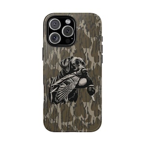 Duck Hunting Dog Phone Case, Tough Hunting Dog iPhone Cover, Outdoorsman Phone Case, Retriever Hunting Case, Gift for Hunters and Dog Lovers