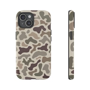 IPhone Hülle, Vintage Camo iPhone Hülle, Camo Handyhülle, Jagd Handyhülle, iPhone 12,13,14,15 Hüllen, Old School Camo