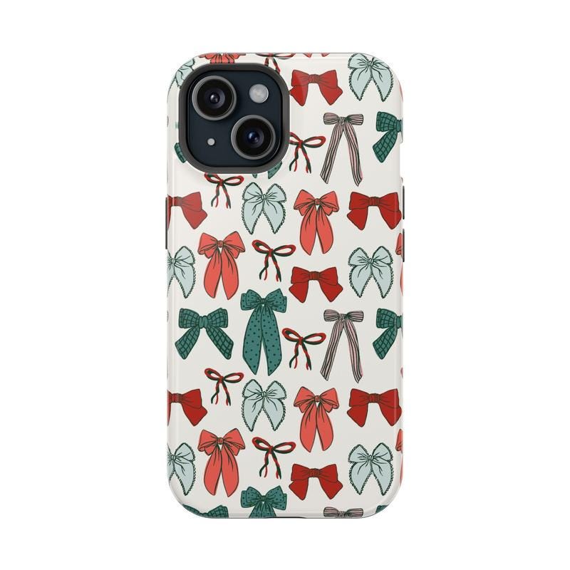 Discover Coquette Christmas Bows iPhone Case for iPhone 17 Series