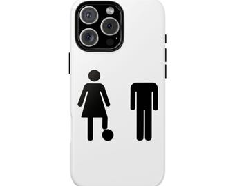 Funny Feminist Phone Case, Girl Power Meme iPhone Case, Savage Humor Minimalist Phone Cover, Dark Humor Gift for Her