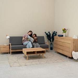 VESKOR Solid wood dresser, oak storage, wood dresser, nordic style, massivholz-Kommode, Eiche Kommode, commode en bois, commode en chêne.
