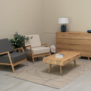 VESKOR Solid wood dresser, oak storage, wood dresser, nordic style, massivholz-Kommode, Eiche Kommode, commode en bois, commode en chêne.