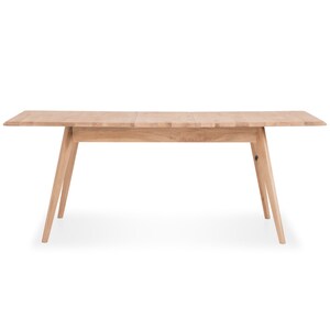 VESKOR Solid wood extendable dining table,oak table, Massiver ausziehbarer Esstisch aus Holz, table à manger extensible en bois massif
