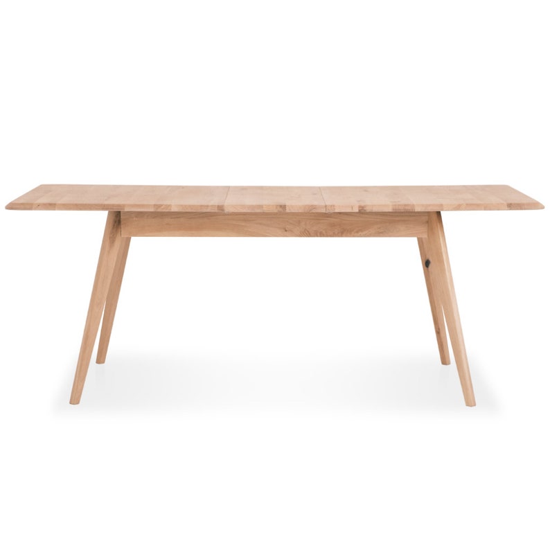 VESKOR Solid wood extendable dining table,oak table, Massiver ausziehbarer Esstisch aus Holz, table à manger extensible en bois massif