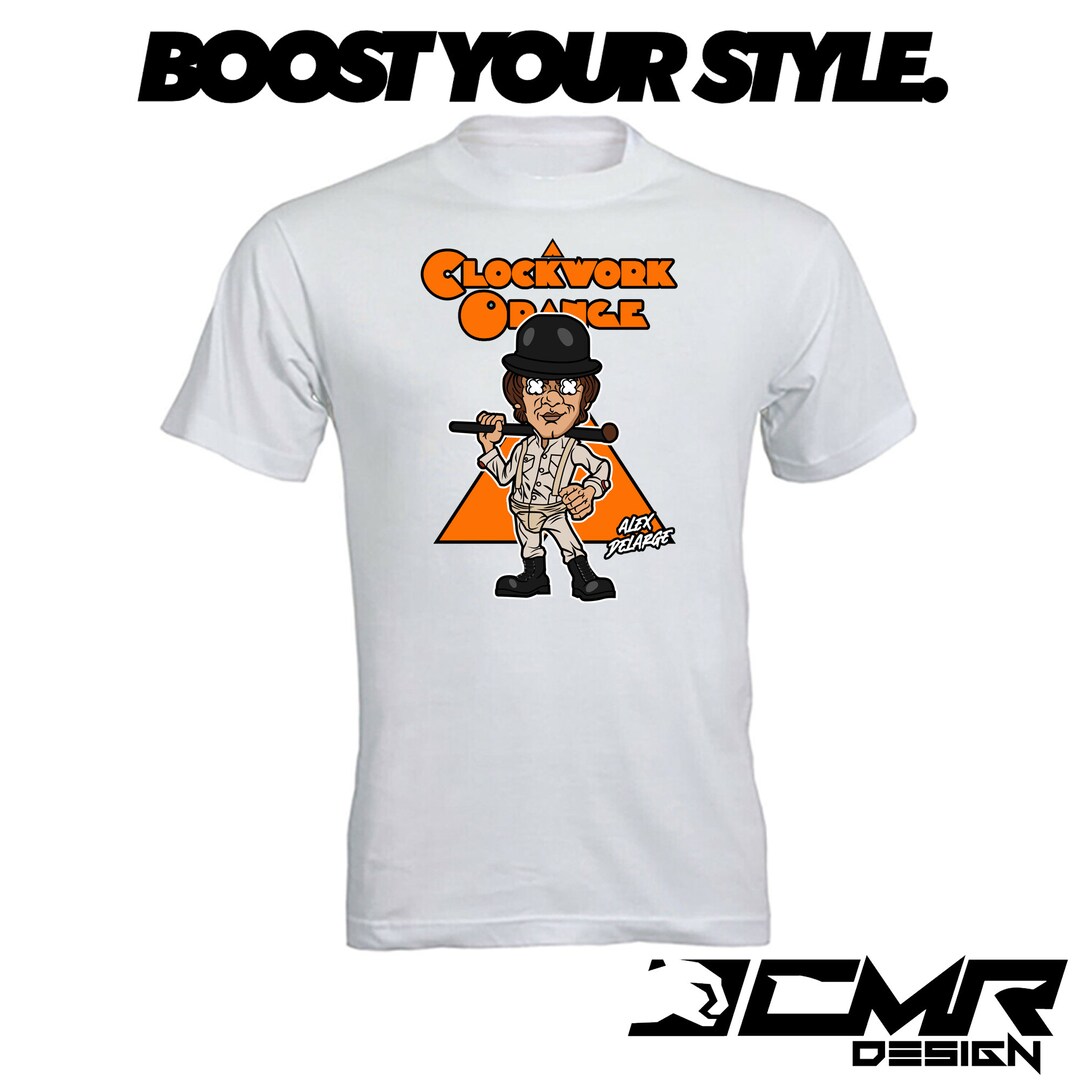 Alex Delarge Cartoon Dude A Clockwork Orange Tshirt 100 Etsy