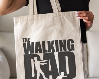 The Walking dad / dad tote bag / idea de regalo / día del padre / bolsa de compras