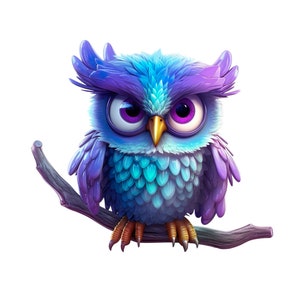 Süße Eule Clipart, PNG, böse Eule PNG, Mädchen Eule Transparenter digitaler Download, süße Eule druckbare Bild, Frauen Eule Dekor Grafikdesign süße Eule