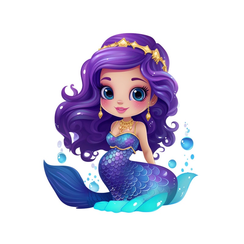 Mermaid Printable - Etsy
