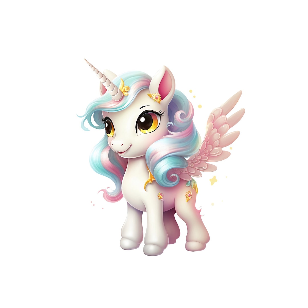 Adesivo Carino Di Unicorno Kawaii Corgi Sorridente Con Corno Arcobaleno Colorato Gm1313259936 401808041