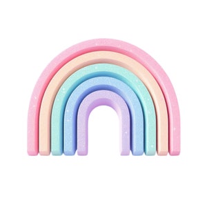 Cute Rainbow Clipart, Glitter Rainbow PNG Instant Download Transparency, Simple Pastel Sparkle Rainboow Cartoon Clipart, Kids Rainbow Design