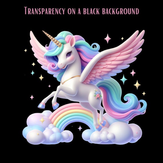 Winged rainbow unicorn Winged rainbow unicorn