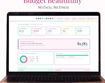 Budget Planner, Personal Budget Planner, Works in Any Browser, Bill Calendar, Savings Challenge, Money Management App, Instant Download