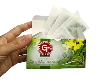 weight loss tea, laxative tea bags, slim tea, natural herbal tea with laxative effect, Senna Cassia, colon detox, 40 tea bags