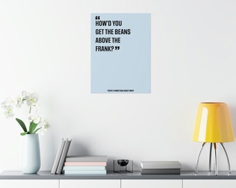 Cytat z filmu „Sposób na Mary” – plakat – do pobrania w wersji cyfrowej – do wydrukowania – pomysł na prezent – cytaty z filmów