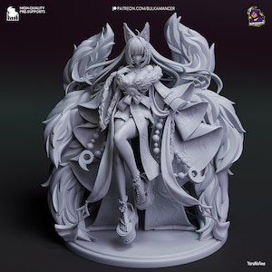 Aloof Kitsune | Model Kit | Garage Kit