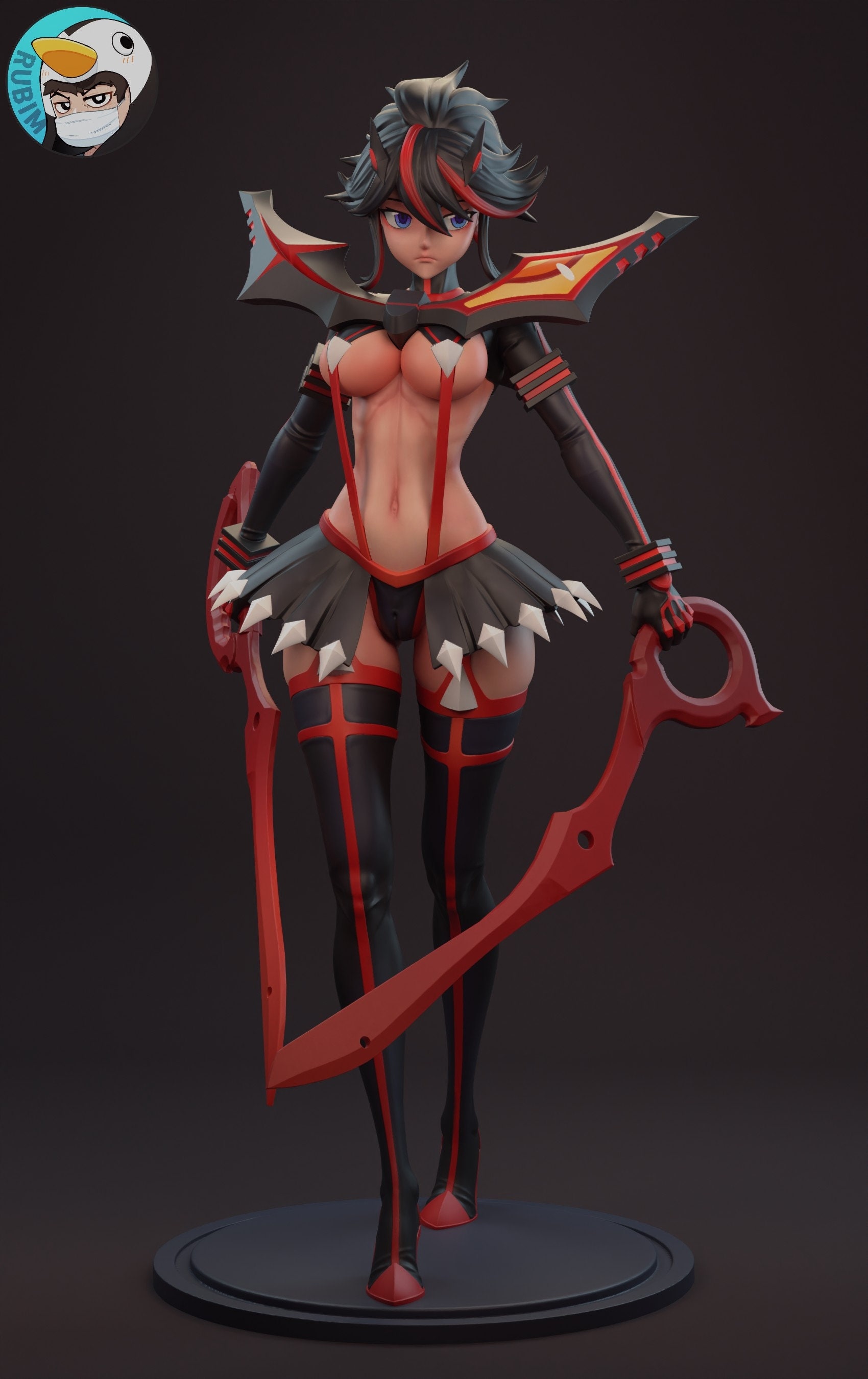 Scissor Blade Girl | Model Kit | Garage Kit