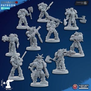 Traitor Militum Melee | Tabletop Miniatures | Ghamak