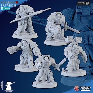 Exterminator Command Squad | Tabletop Miniature | Ghamak