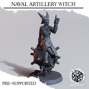 Ketzer Marine Artillerie Hexe | Graben Kreuzzug | Tabletop Miniaturen | Kriegsspiel