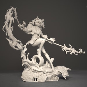 Flamerthrower Girl | Model Kit | Garage Kit
