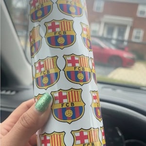 Verre Barcelone Soccer Espagne Viva España