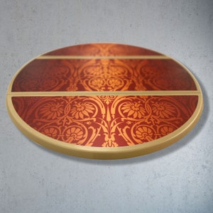 VW Multivan design sticker &quot;20 - floral pattern&quot; for multifunctional table - T5, T6, T6.1 Volkswagen folding table motif 20