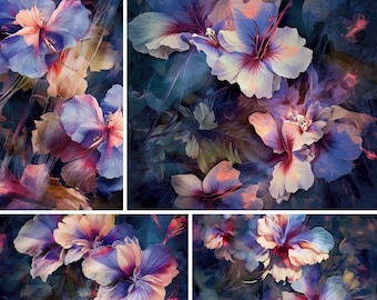 Watercolor Floral Clipart Fall Flowers Fall Floral, PNG - For Commercial Use