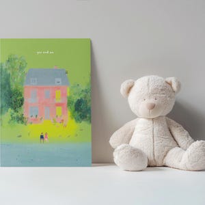 Jij en ik – Digitale liefdeskaart in tuinstijl | A5 & A6 (300 dpi, originele illustratie)