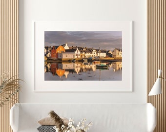 Photo of the Port of Locmalo in Port-Louis, Brittany - High quality printing | Photo Image Poster Poster Wall Decoration