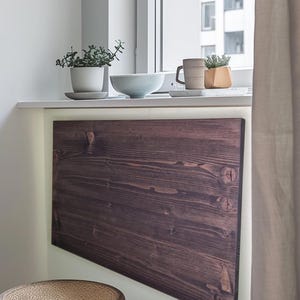 Moderner Klapptisch | Farbe: Altholz | Tragbar, Leicht, Platzsparend | Ideal für Home Office, Wohnung, Wandhalterung Klappschreibtisch.