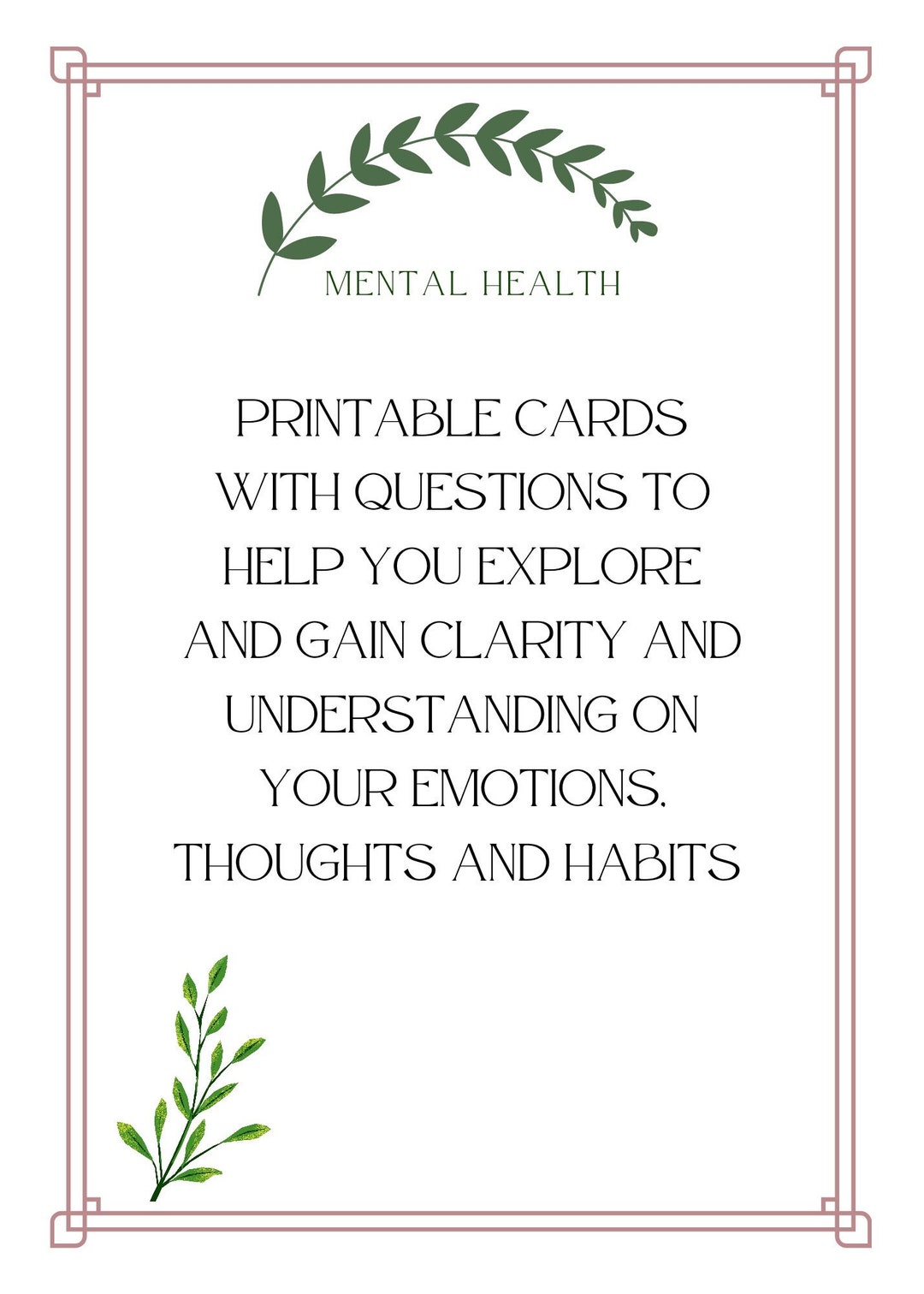 Journal Prompts for Mental Health / Journaling Prompts for Mental ...