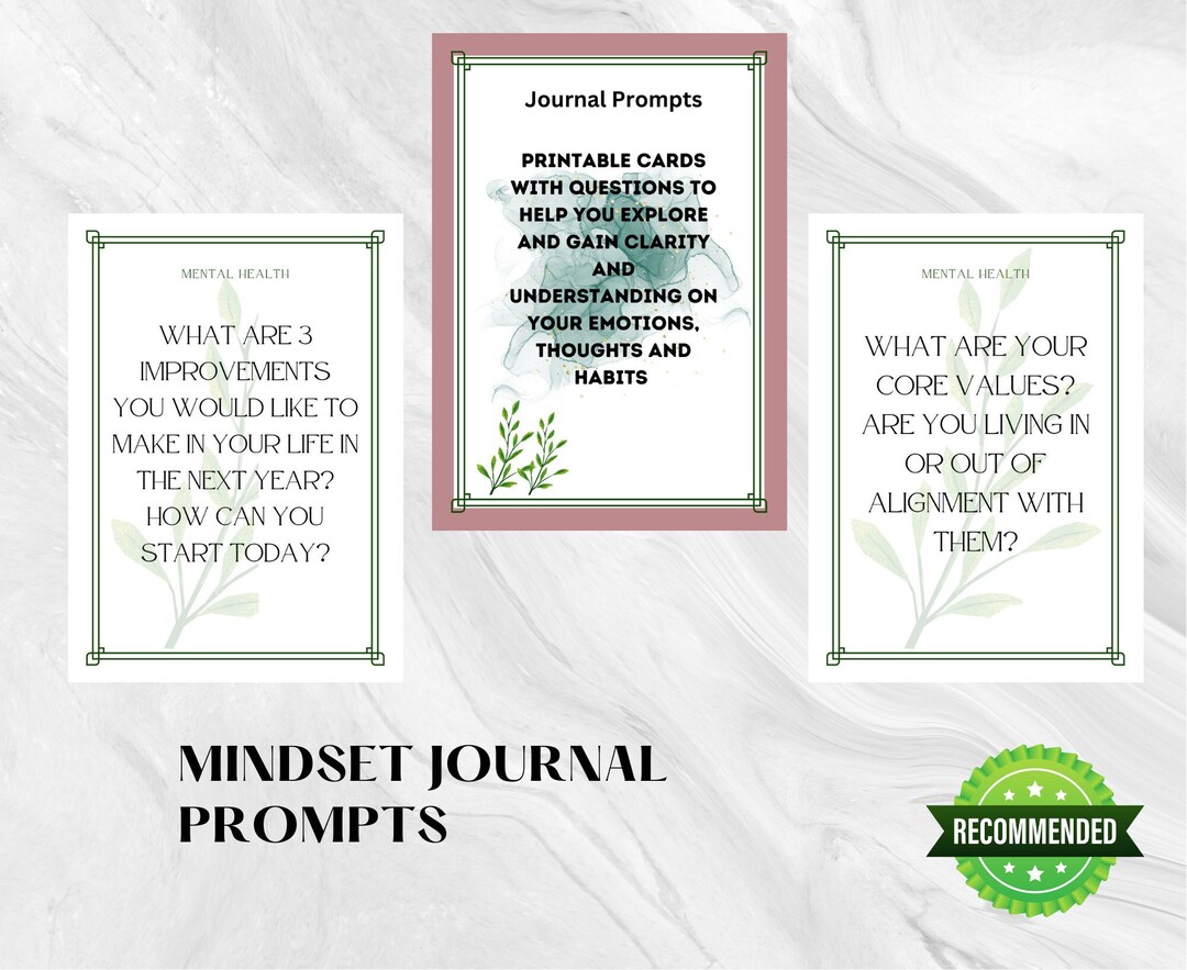 Journal Prompts for Mental Health / Journaling Prompts for Mental ...