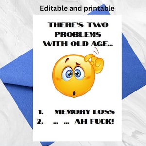 Funny Rude Birthday Card for Adults | Editable Instant Download | Printable & Email | Digital Crude Card | NSFW Humor | Insulting Card
