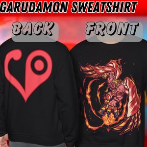 Garudamon Crewneck Sweatshirt Crest of Love