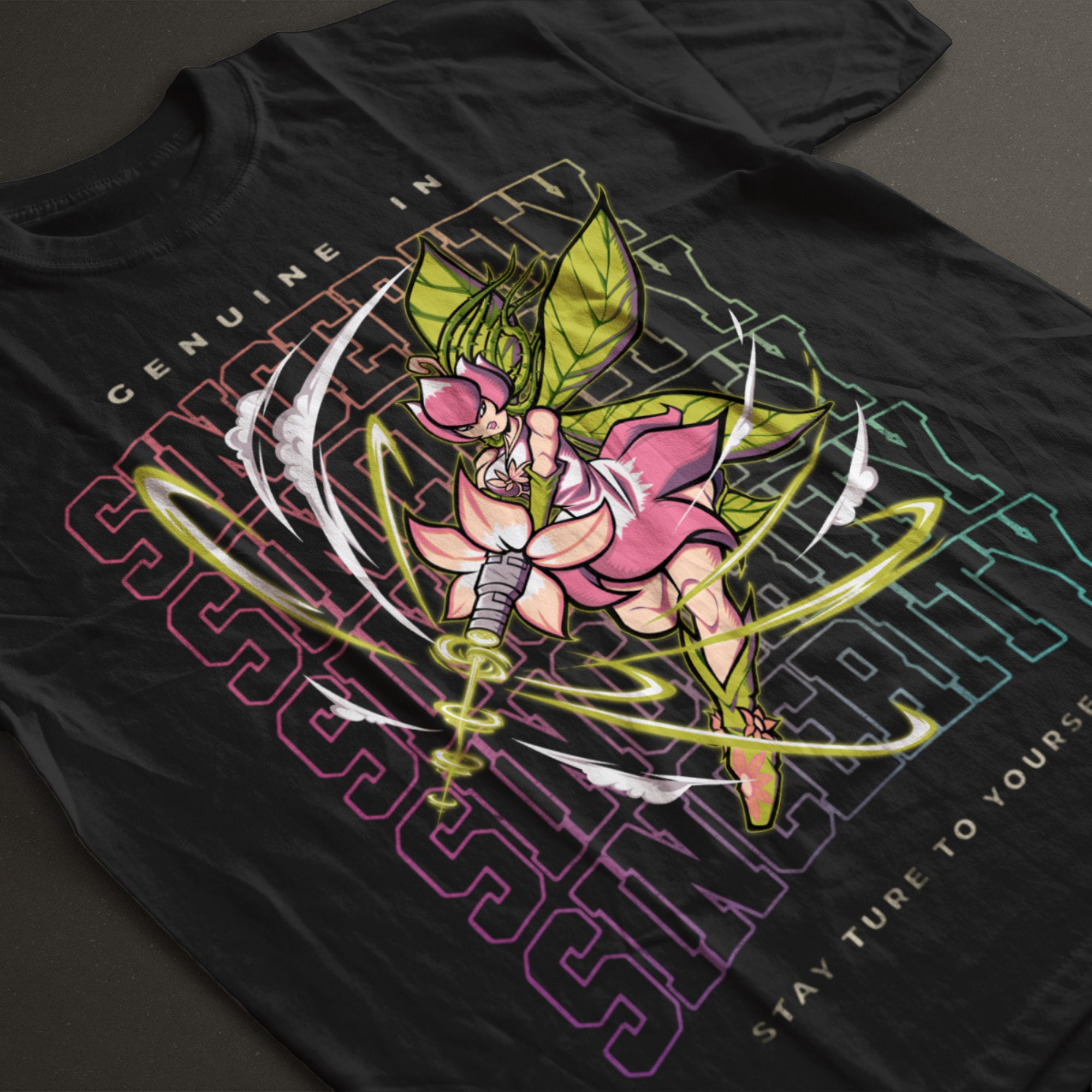 Lillymon Digimon Inspirational Shirt: Crest of Sincerity Lilimon