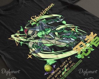 Shurimon Crest of Sincerity Unisex T-Shirt, Digimon Adventure 02 Tee, Swift Wind Sharp Steel, Anime Fan Gift, Digital Monsters Shirt