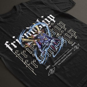METALGARURUMON friendship Graphic shirt. MetalGarurumon&#39;s Friendship Missile Strike Shirt: Friendship&#39;s Warmth Unleashed!